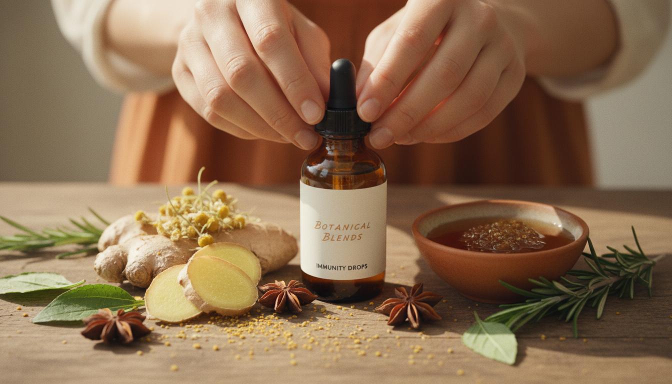 Hands presenting Hot Drops