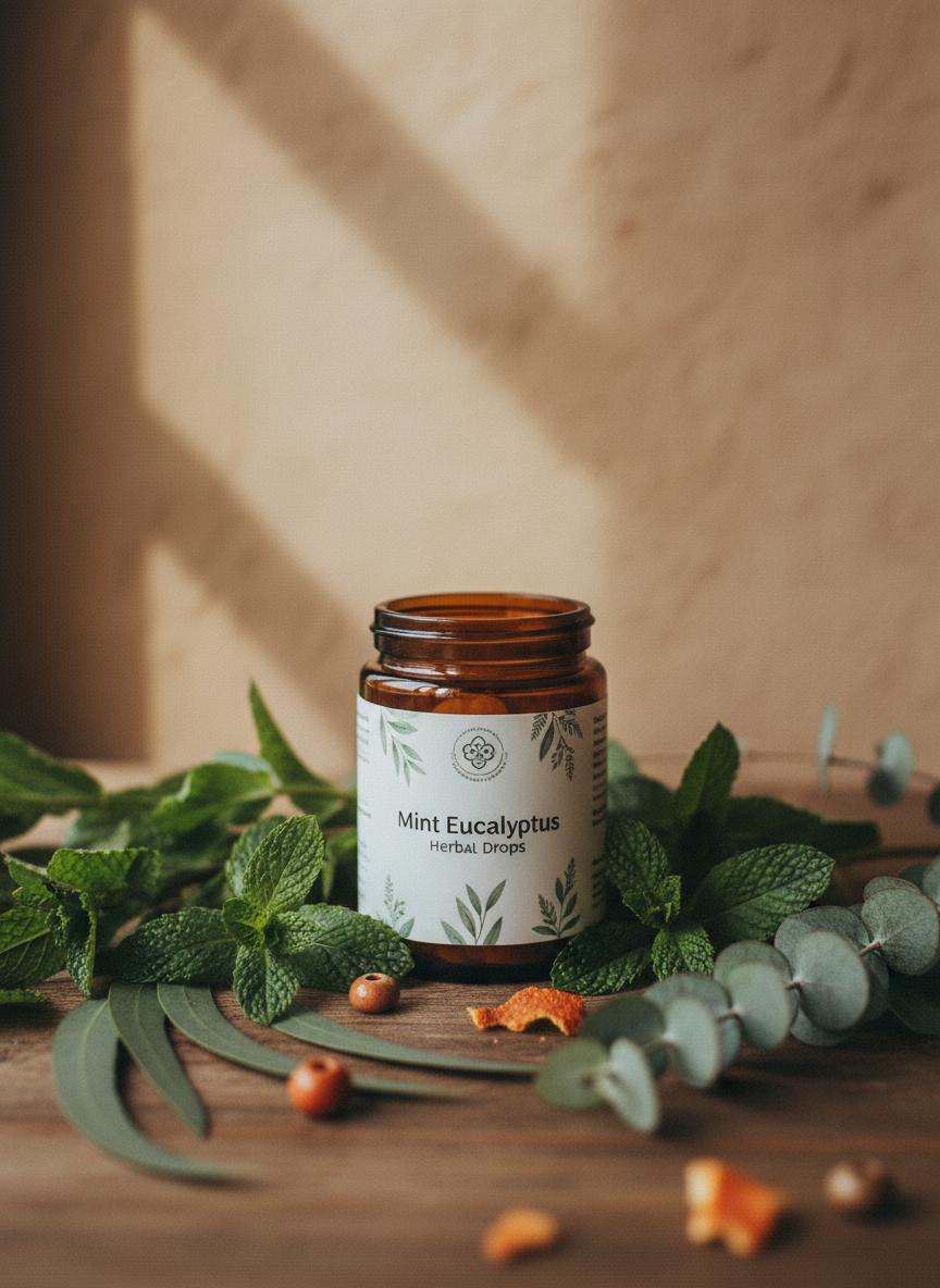 Hot Drops Mint & Eucalyptus jar